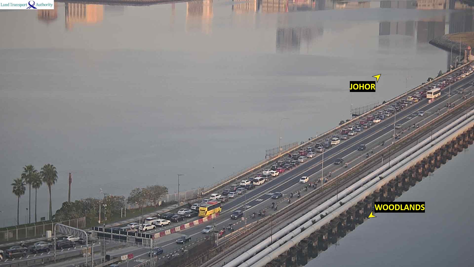 Live Traffic Image of Woodlands Causeway (Towards Johor)