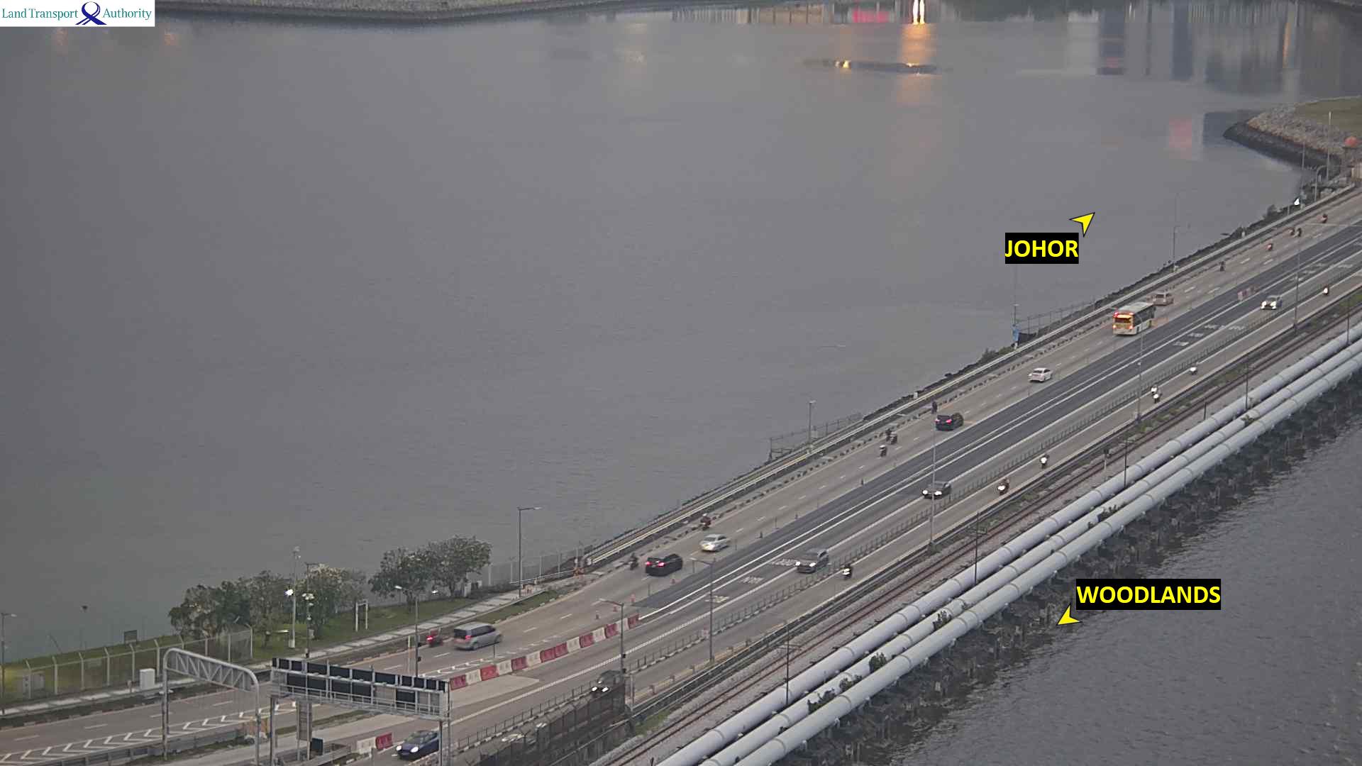 Live Traffic Image of Woodlands Causeway (Towards Johor)