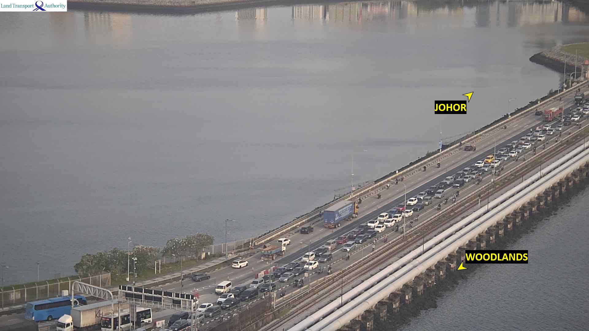 Live Traffic Image of Woodlands Causeway (Towards Johor)