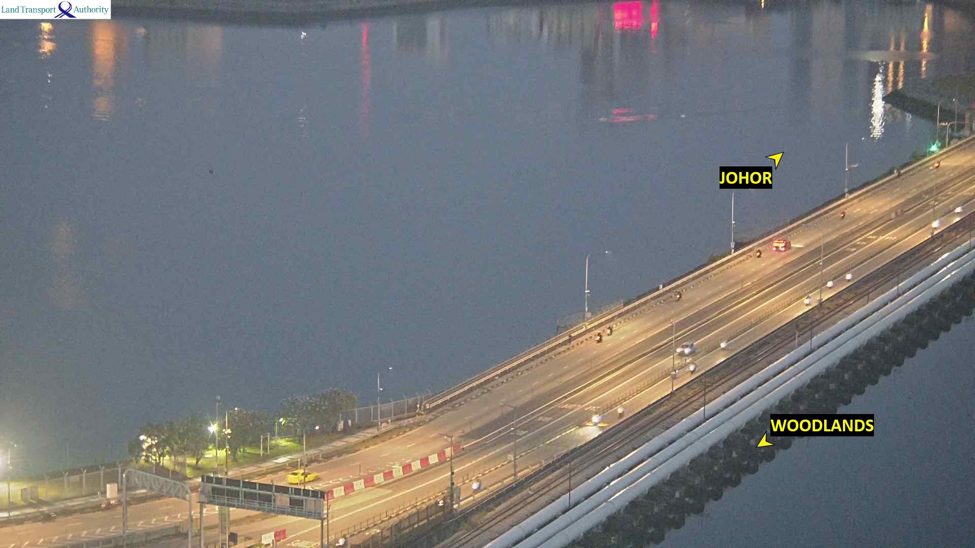 Live Traffic Image of Woodlands Causeway (Towards Johor)