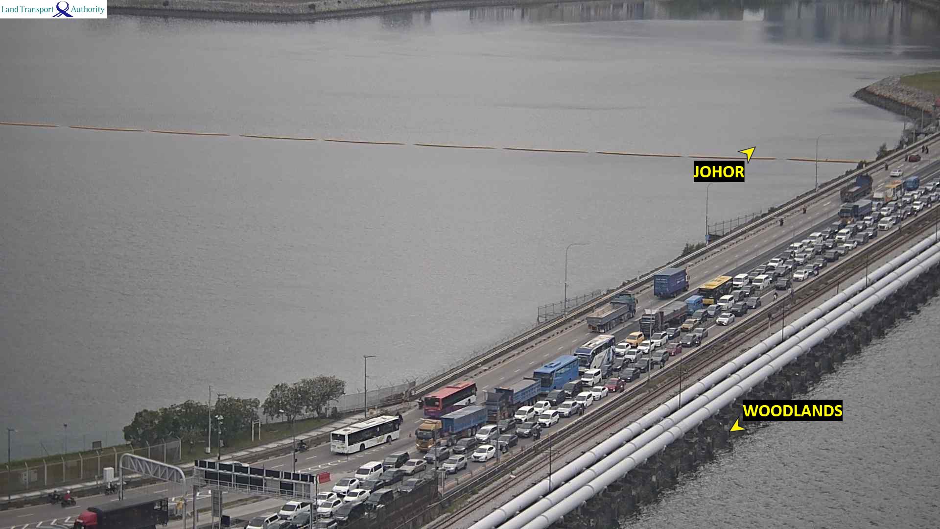 Live Traffic Image of Woodlands Causeway (Towards Johor)