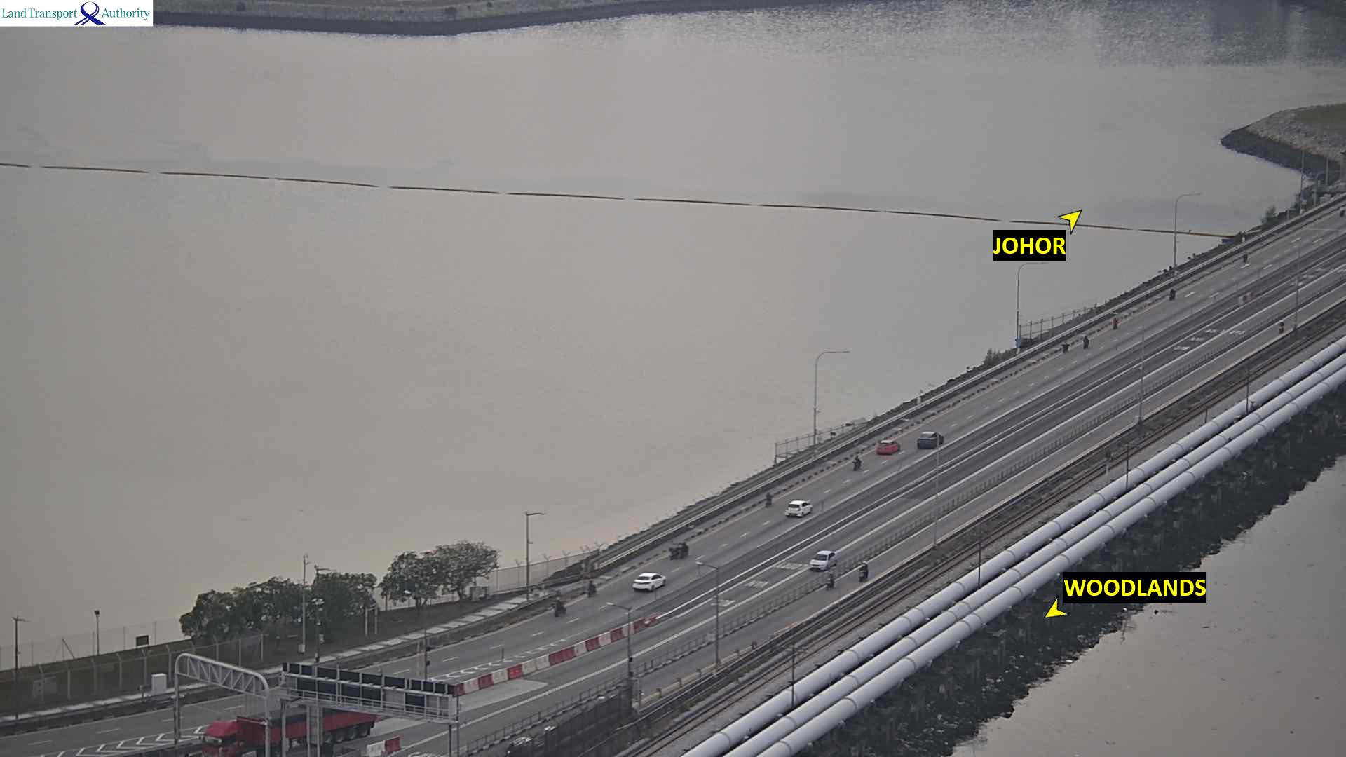 Live Traffic Image of Woodlands Causeway (Towards Johor)