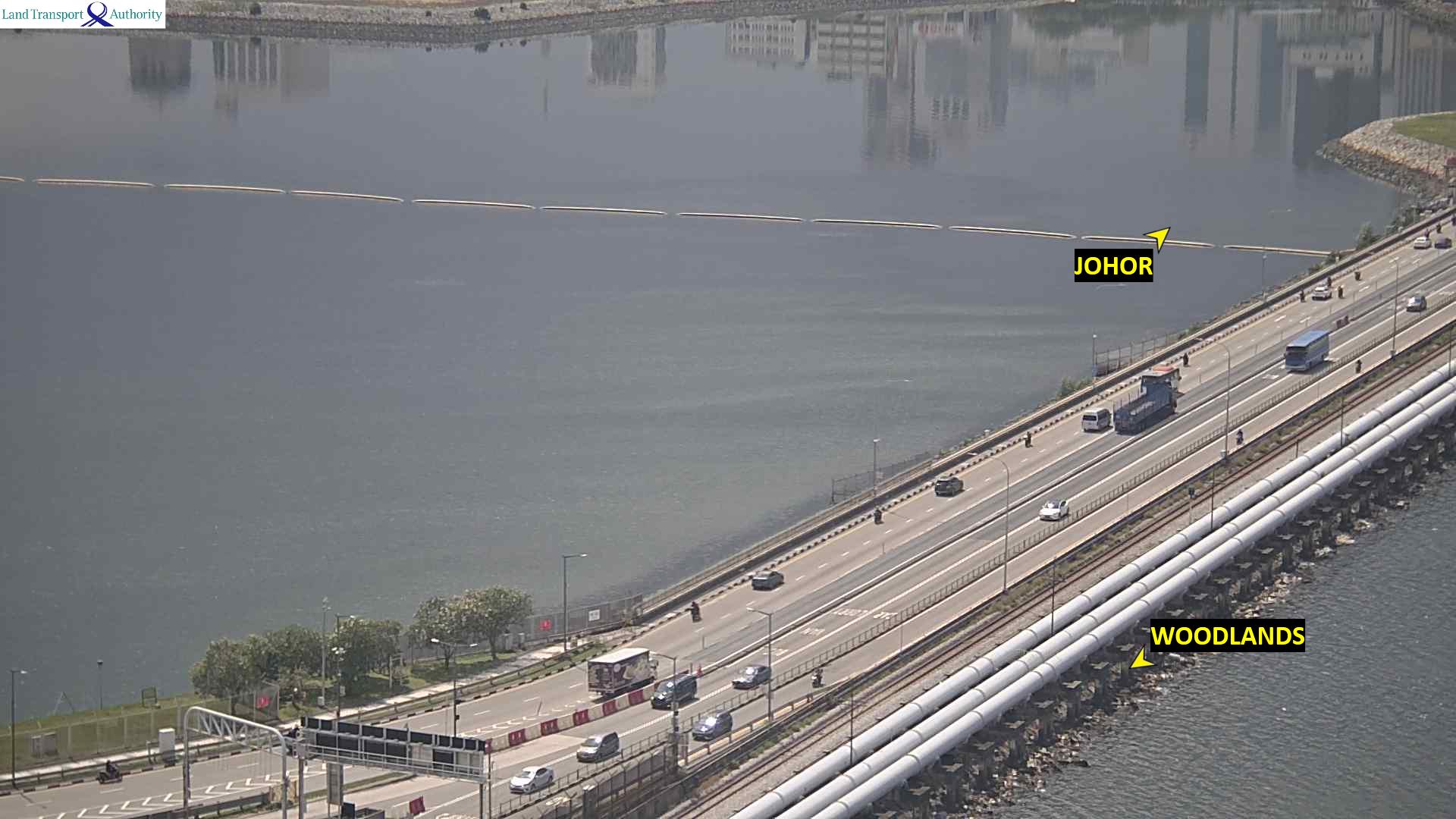 Live Traffic Image of Woodlands Causeway (Towards Johor)