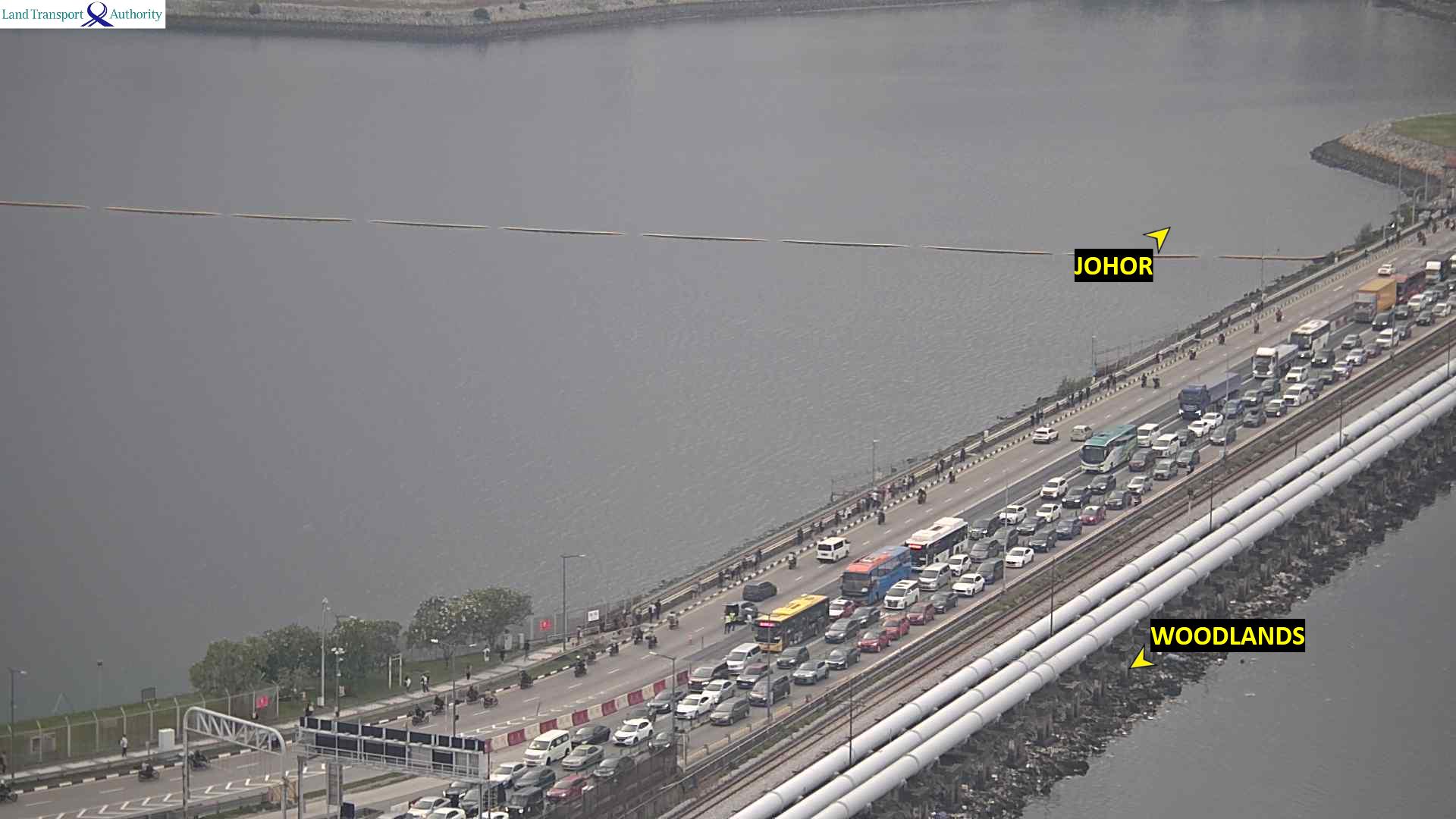 Live Traffic Image of Woodlands Causeway (Towards Johor)