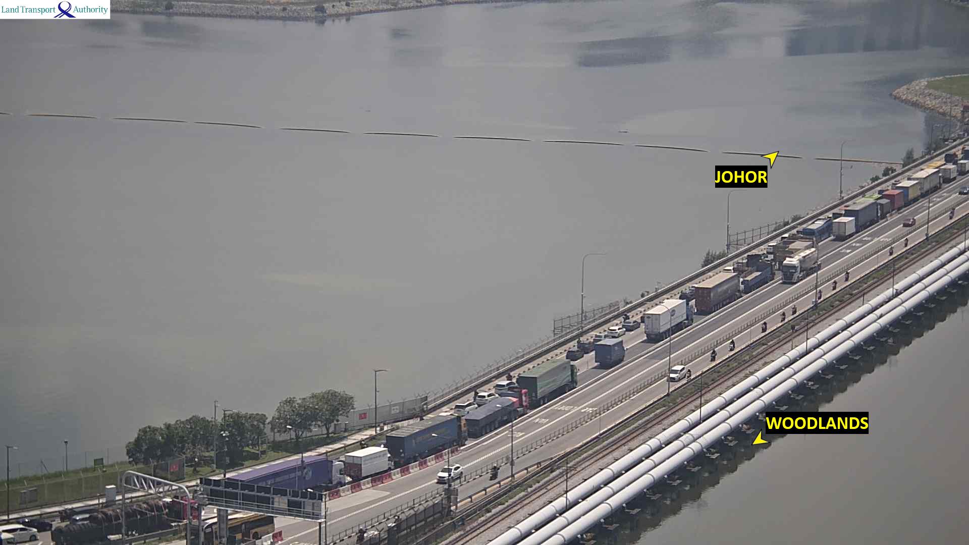 Live Traffic Image of Woodlands Causeway (Towards Johor)