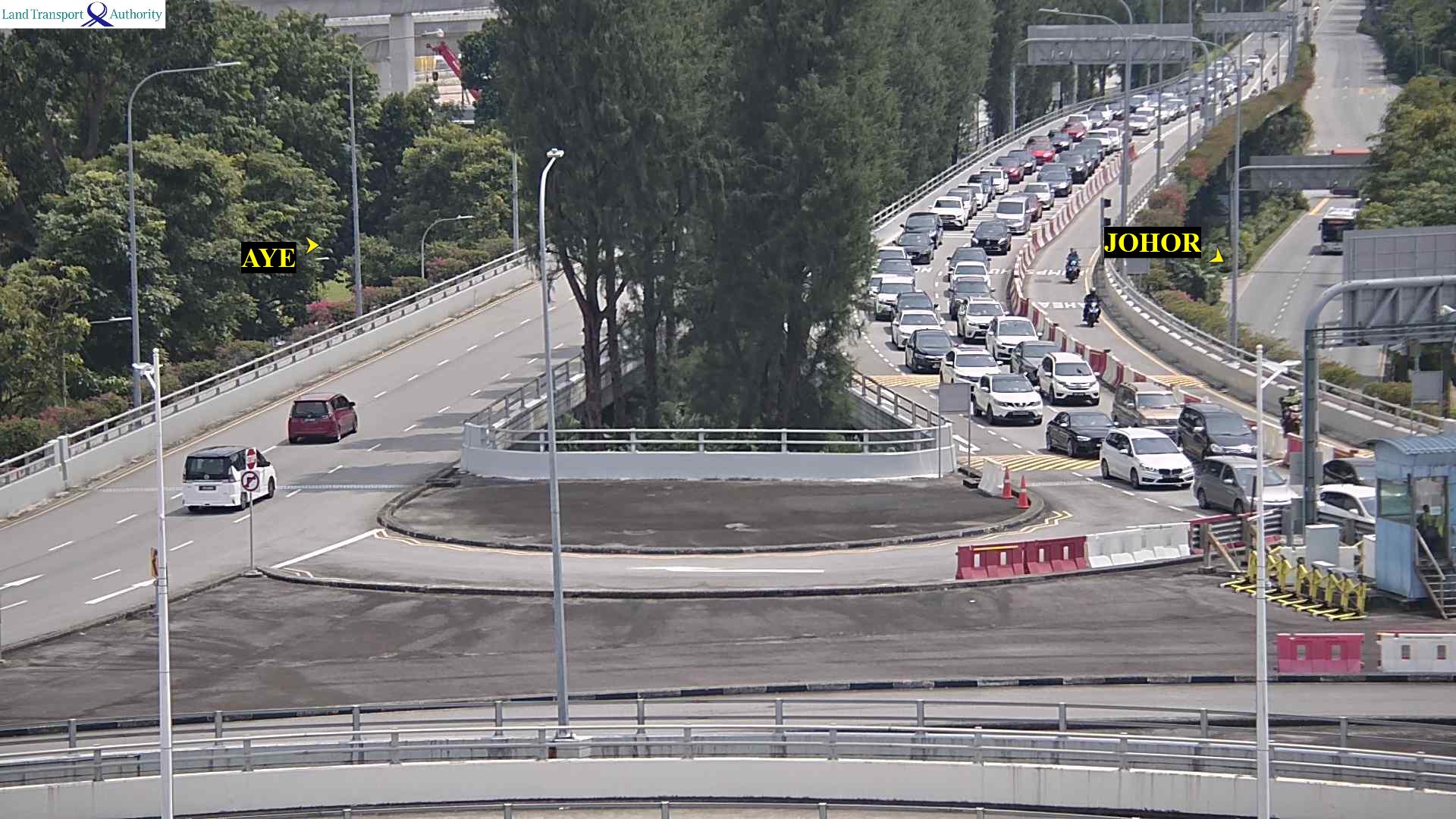 Live Traffic Image of Tuas Checkpoint