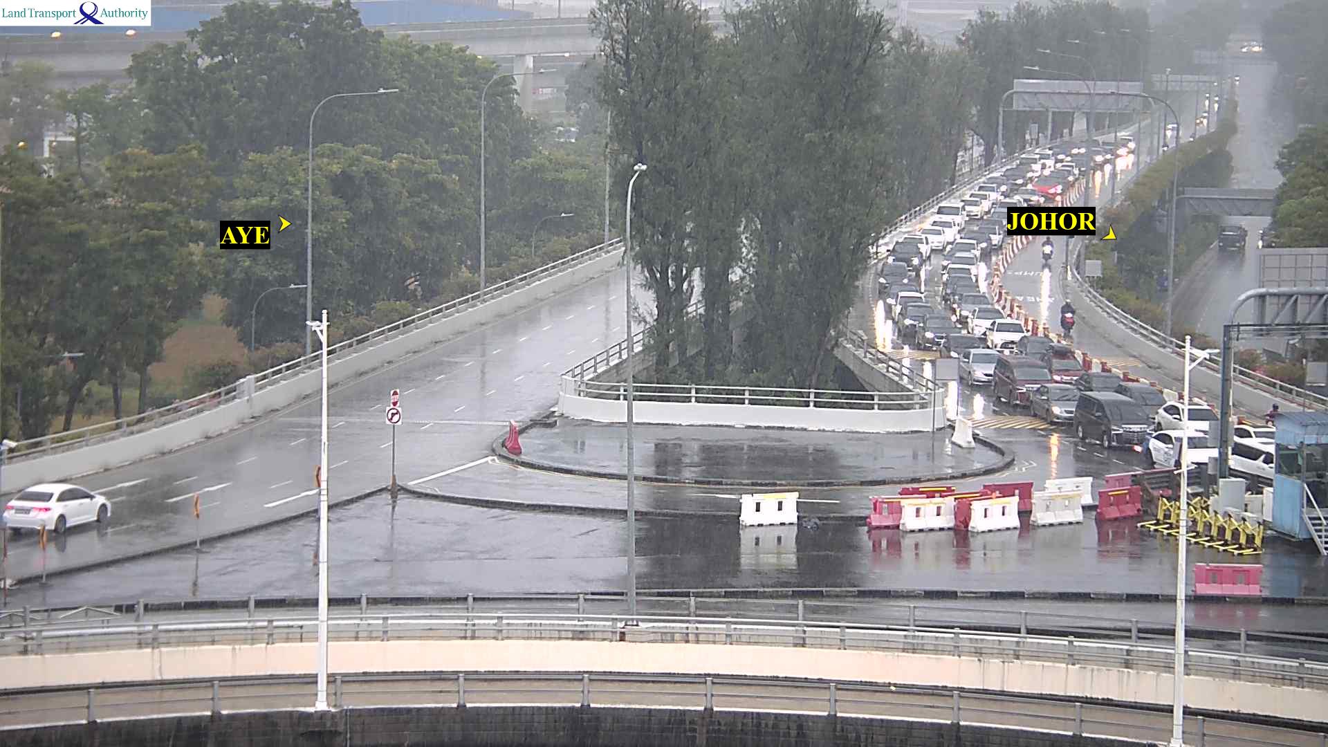 Live Traffic Image of Tuas Checkpoint