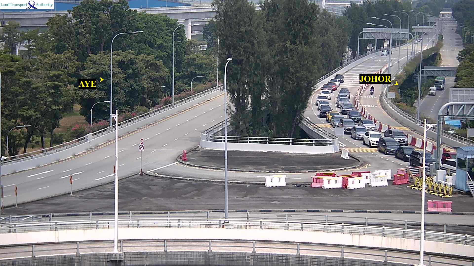 Live Traffic Image of Tuas Checkpoint
