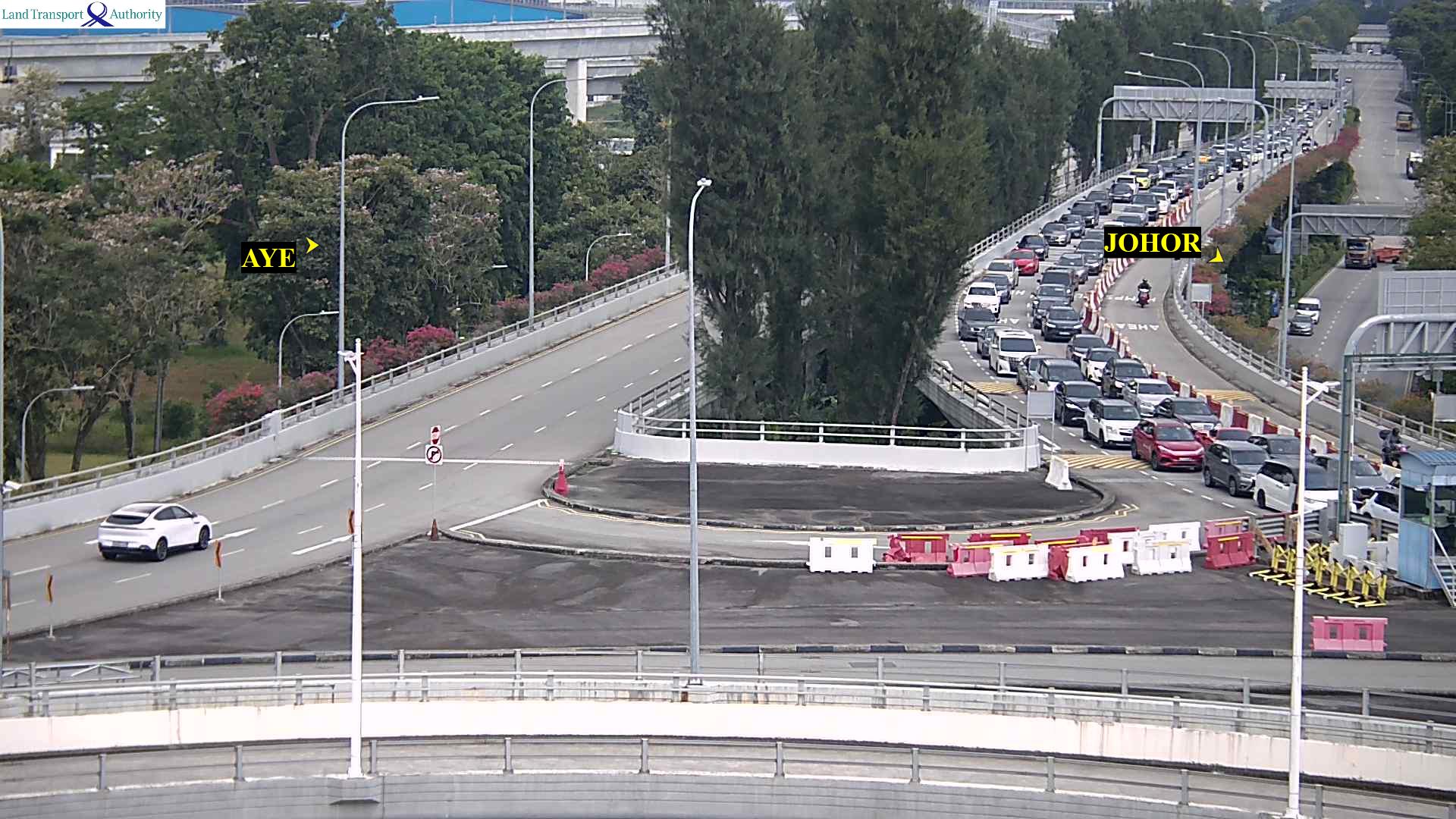 Live Traffic Image of Tuas Checkpoint