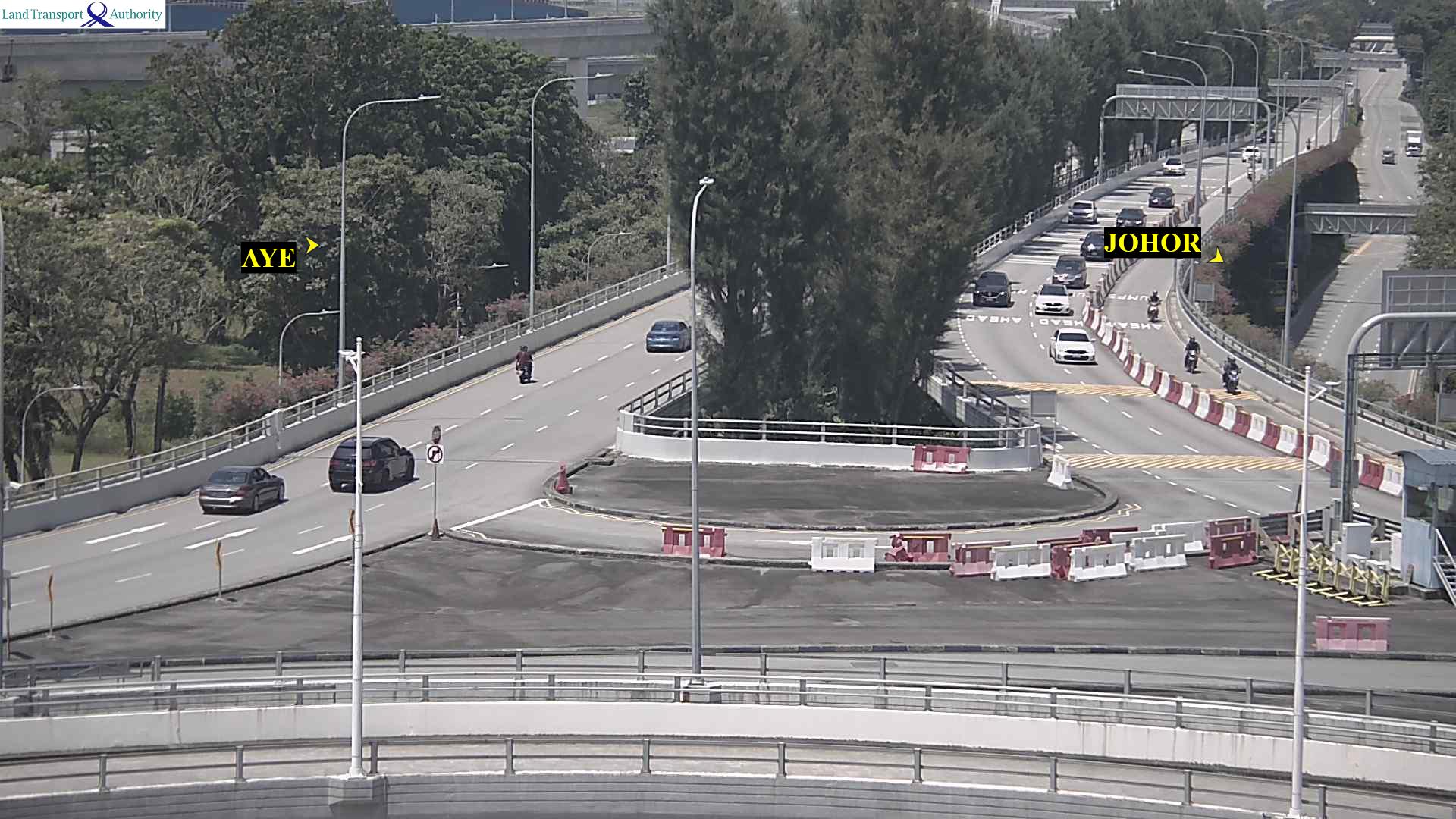 Live Traffic Image of Tuas Checkpoint
